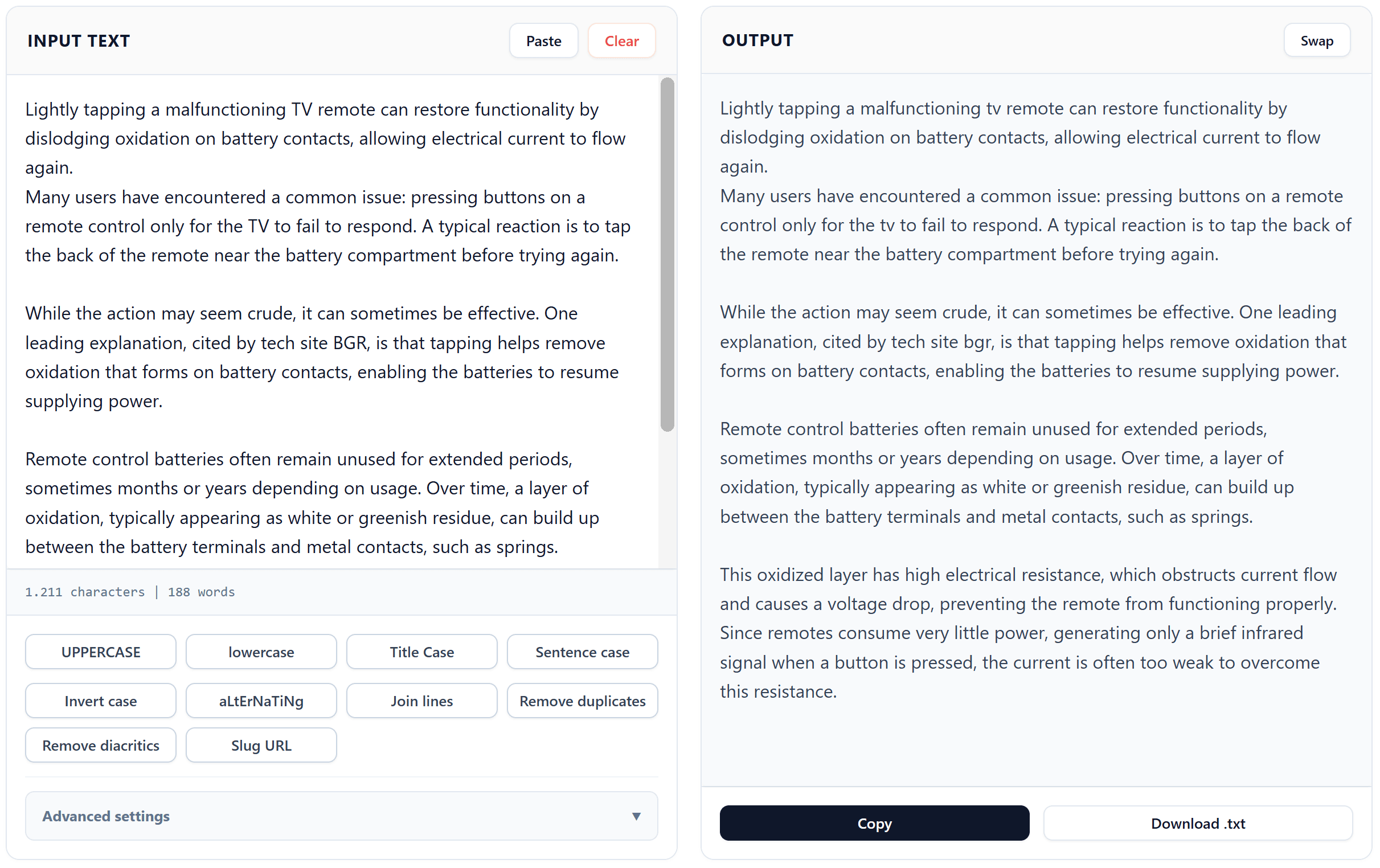 Online Case Converter