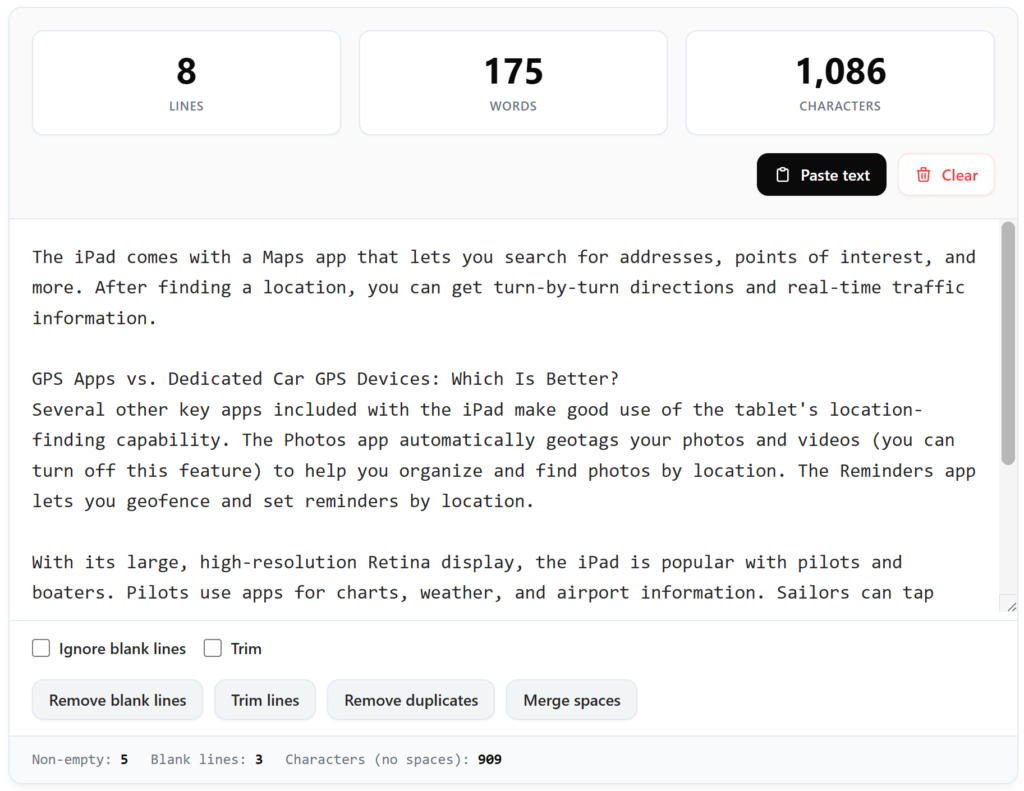 Advanced Word Counter Online
