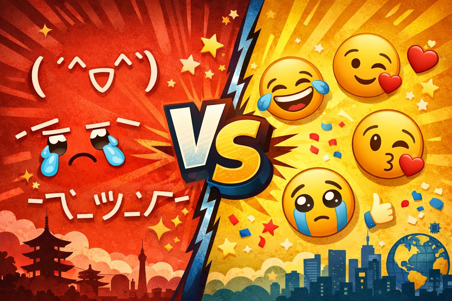 Japanese emoticons vs emoji: Which should you actually use? - CopypasteFree